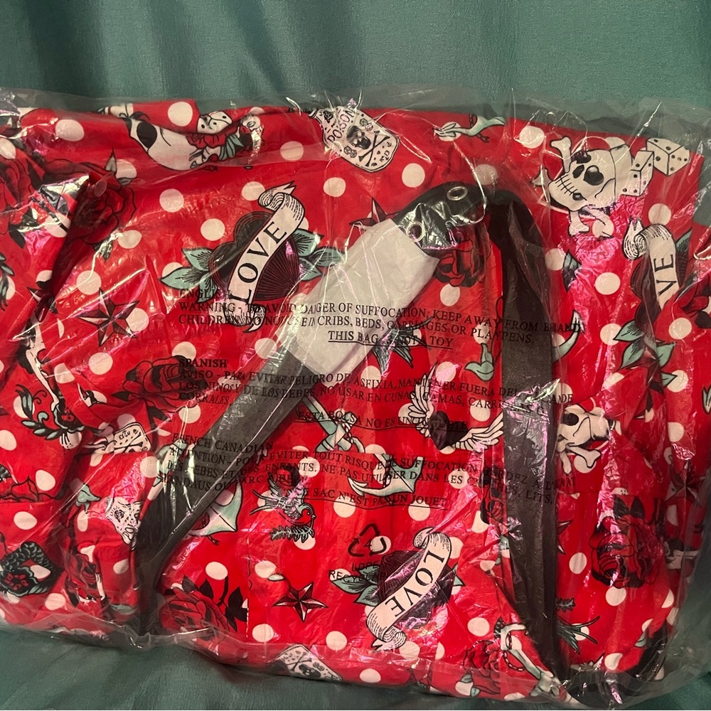Torrid Red and Black Patterned Midi Dress - Picture 5 of 6